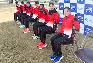 愛媛銀行女子陸上部ランニング教室