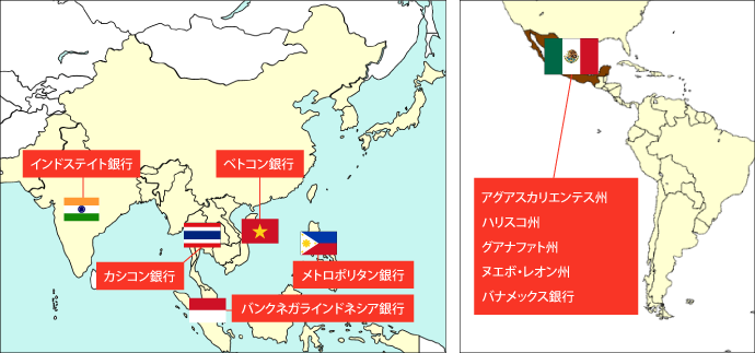 提携海外銀行などを活用して、現地での口座開設から資金調達までサポートいたします。