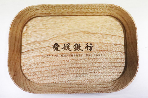 愛媛県産材「木製カルトン」の導入について