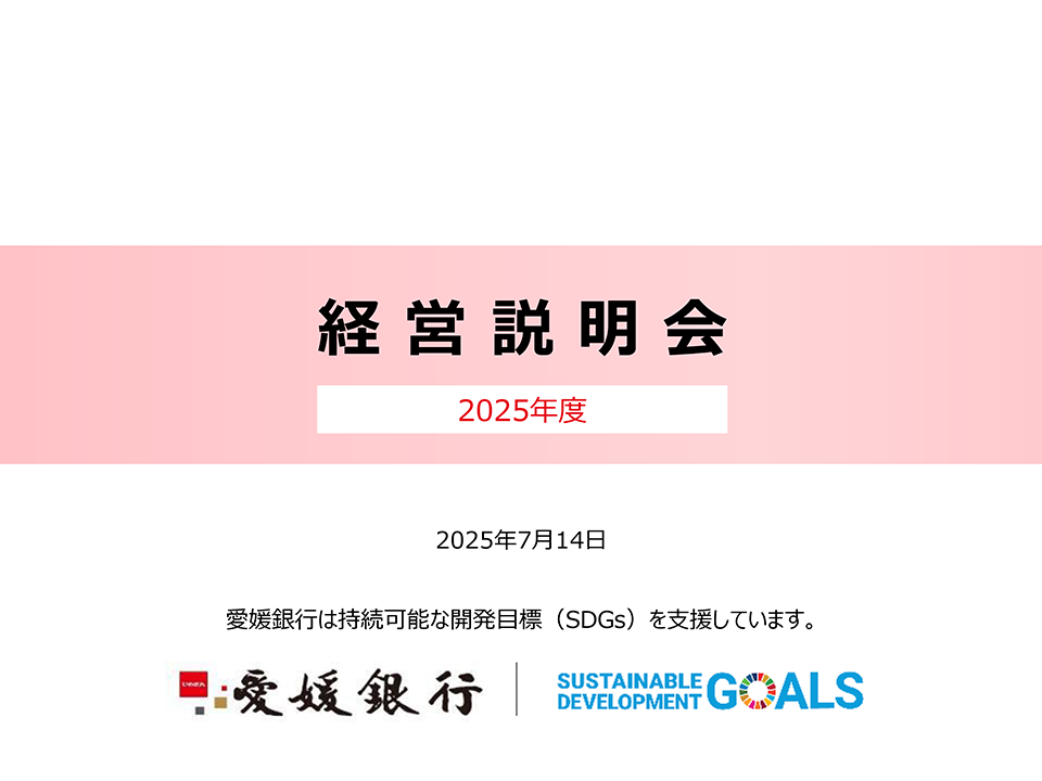 経営説明会資料